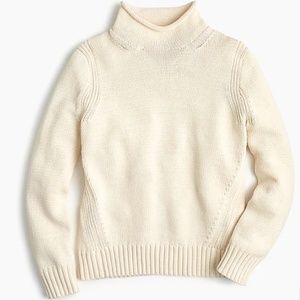 J. Crew Women's 1988 rollneck™ sweater (Cream)